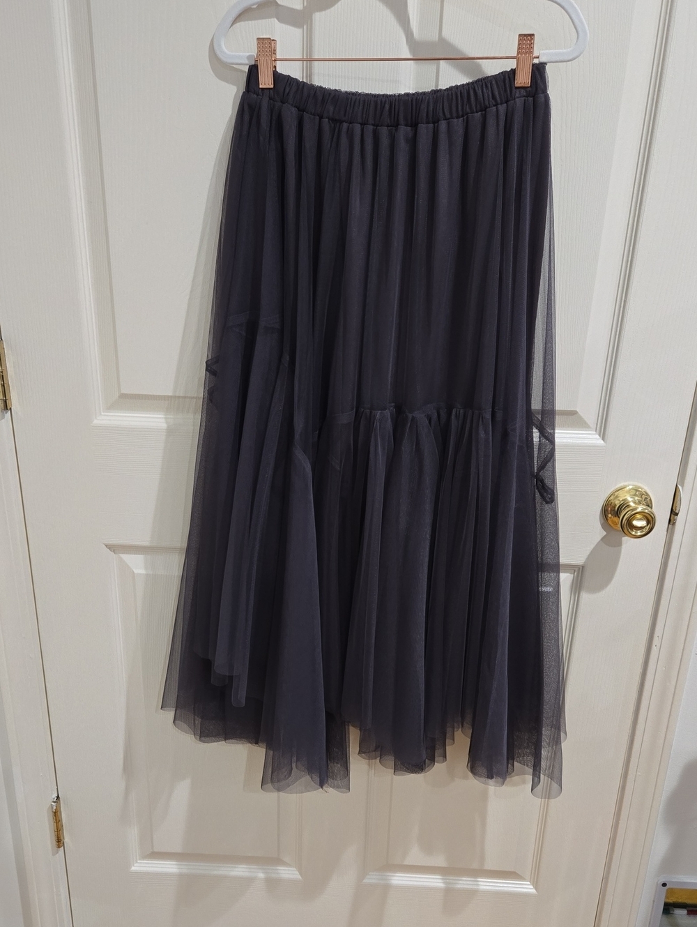 Bluivy Black Maxi Tulle Skirt